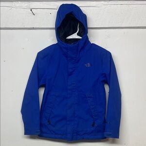 North Face Kids Blue Rain Jacket Small 7/8 $15